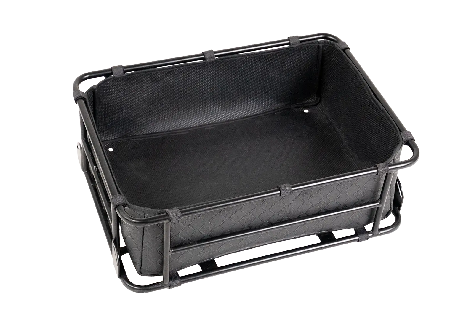 Creek electric trike rear basket with 37L cargo capacity, included as a standard accessory