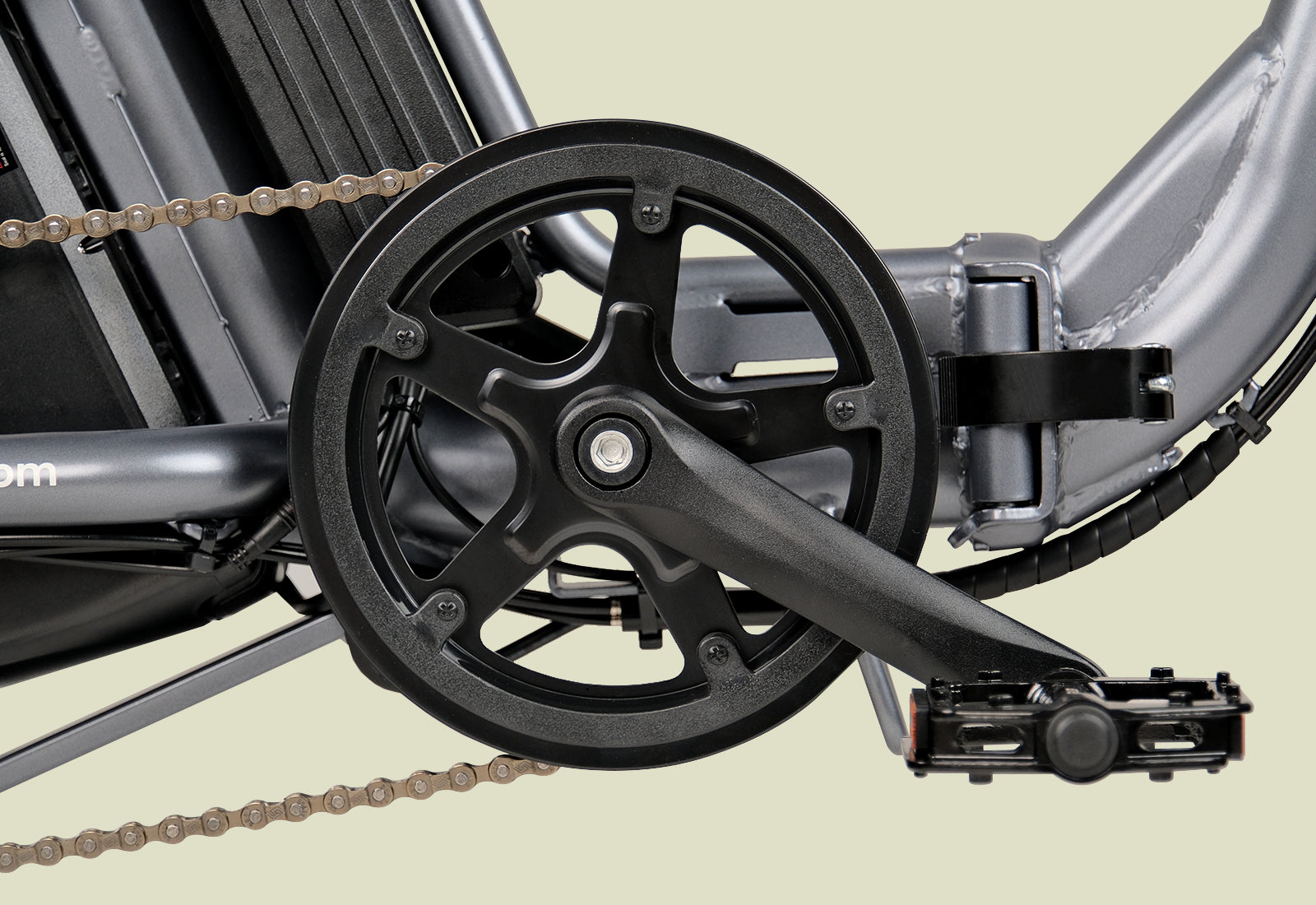Tiniover Creek electric tricycle with torque sensor for avoiding the sense of hysteresis, provides natural and intuitive ride feel