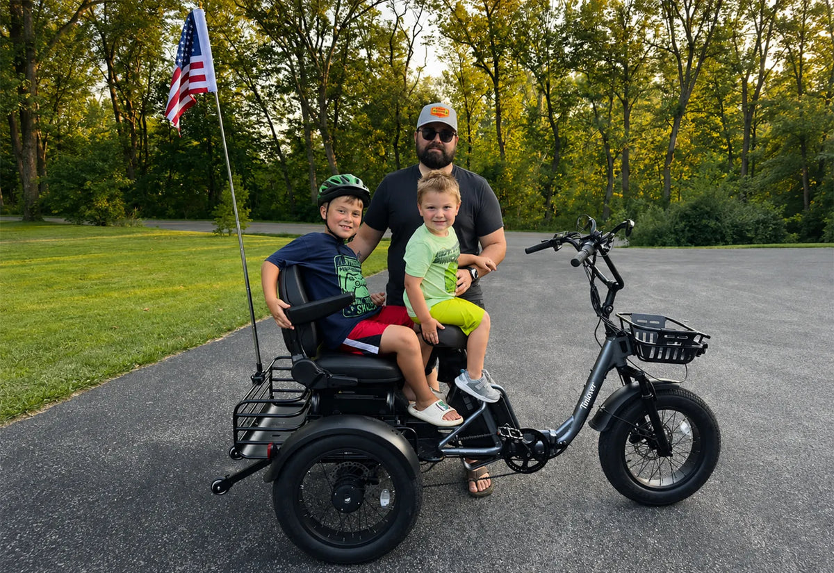 Comfortable Family Rides: How Professional Electric Tricycles Create Joyful Moments with Kids