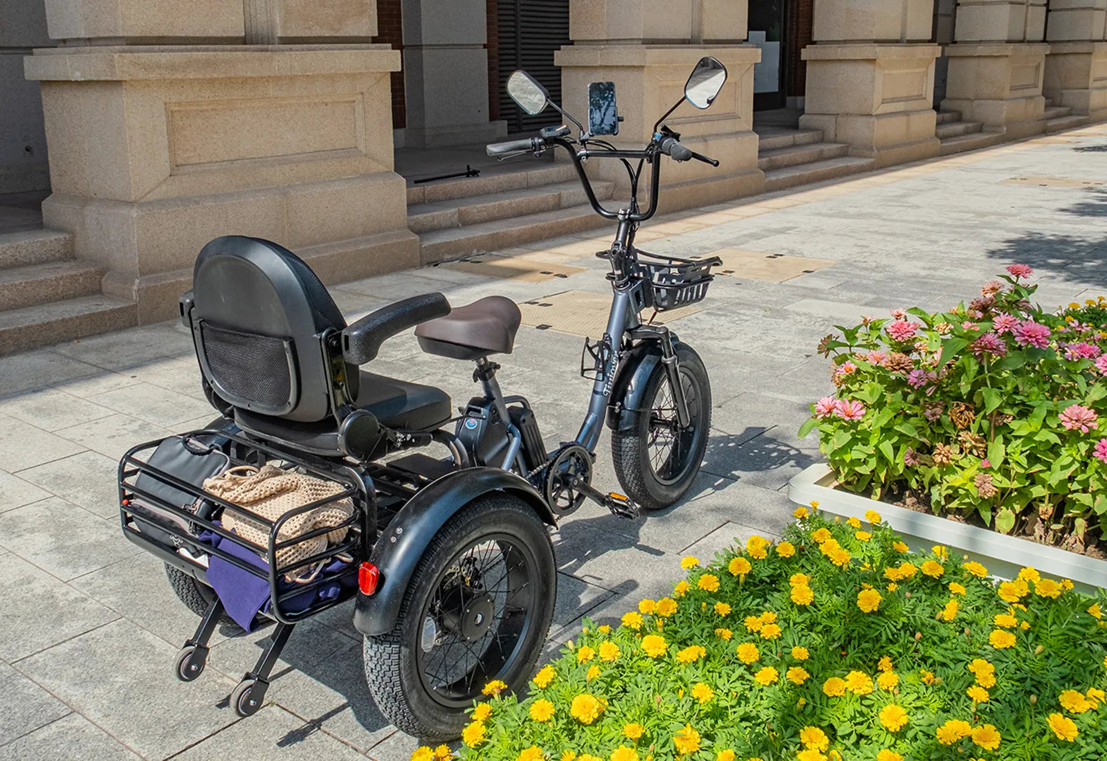 Creek Electric Passenger Trike for 2 Adults/Seniors