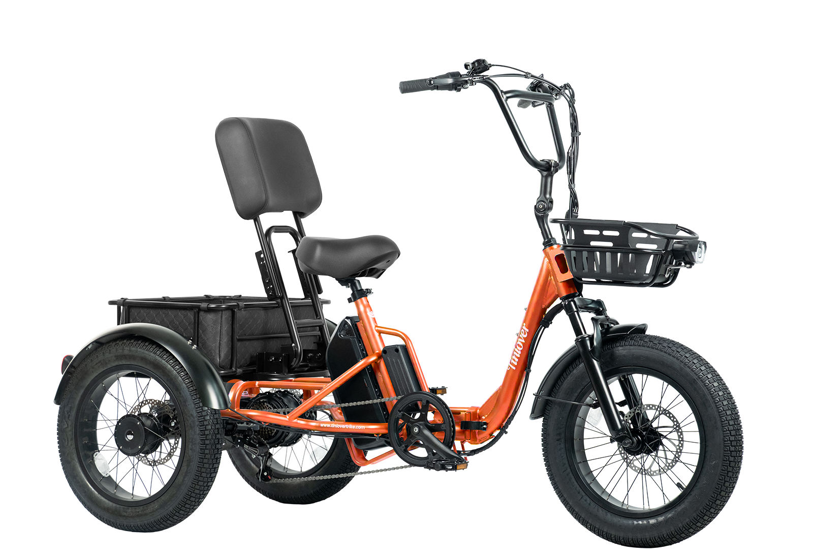 Creek Electric Passenger Trike for 2 Adults/Seniors