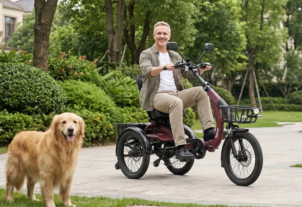Lake Semi-Recumbent Full Suspension Electric Trike