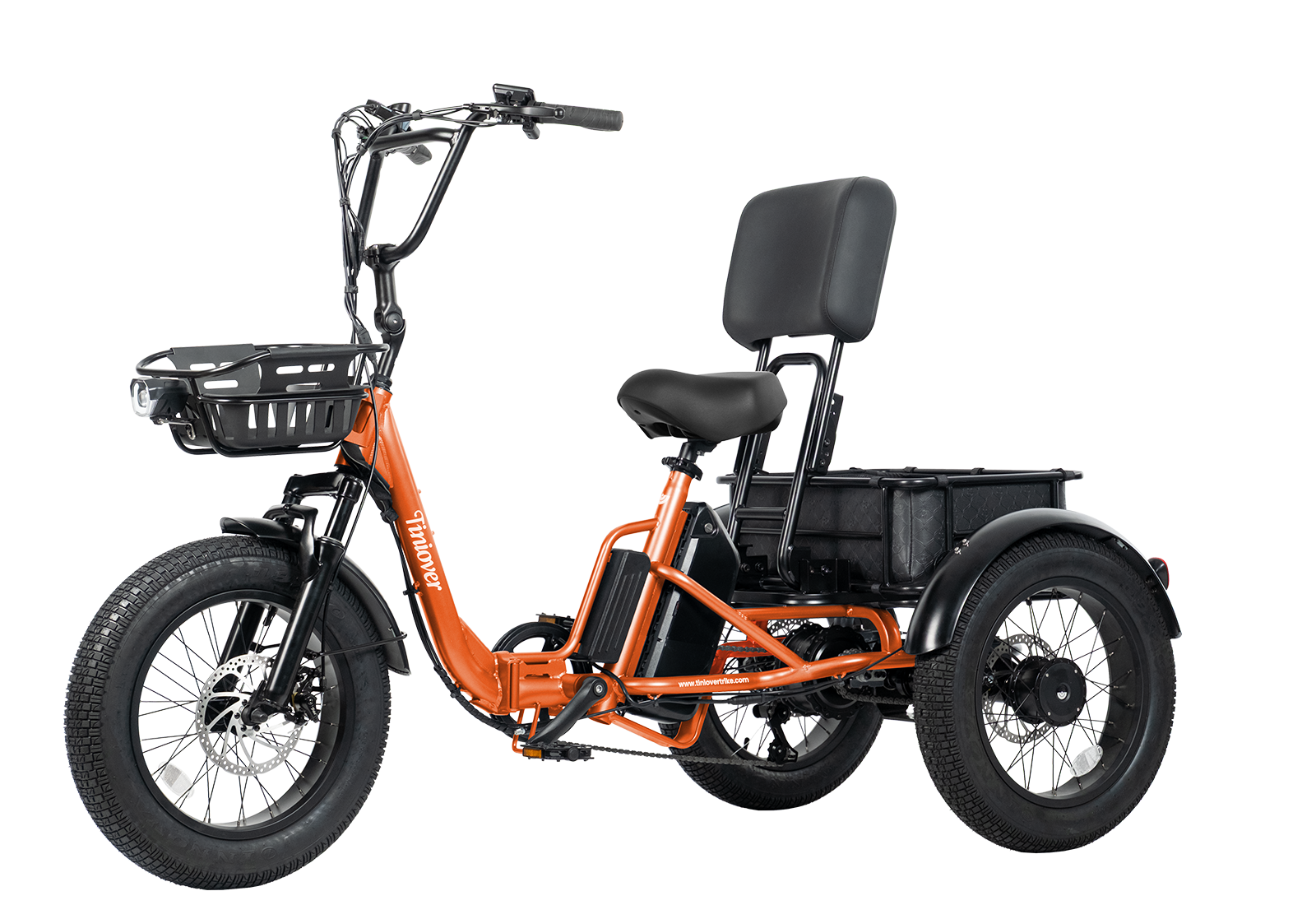 Creek Pro Electric Passenger Trike for 2 Adults/Seniors