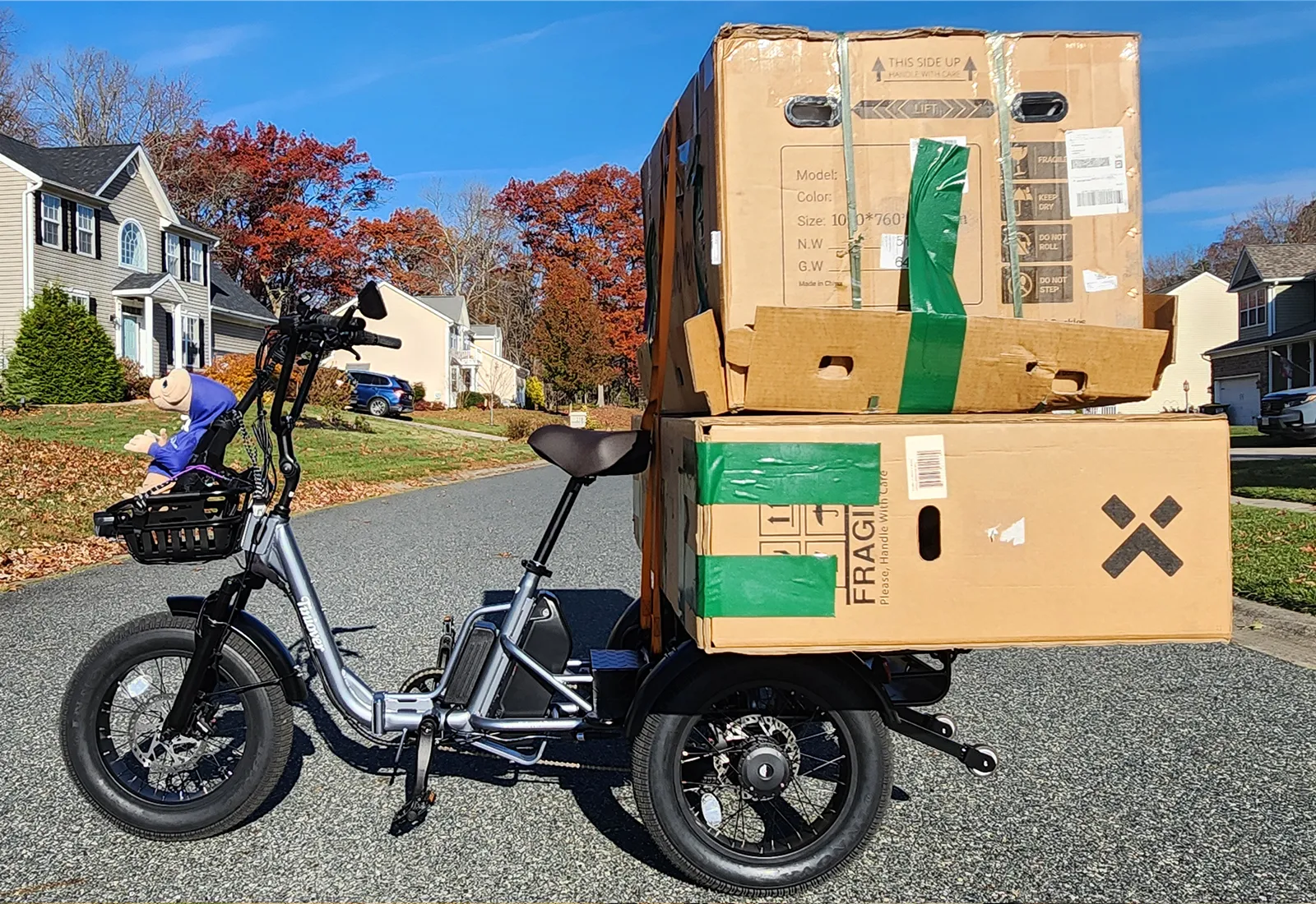 Creek Electric Passenger Trike for 2 Adults/Seniors