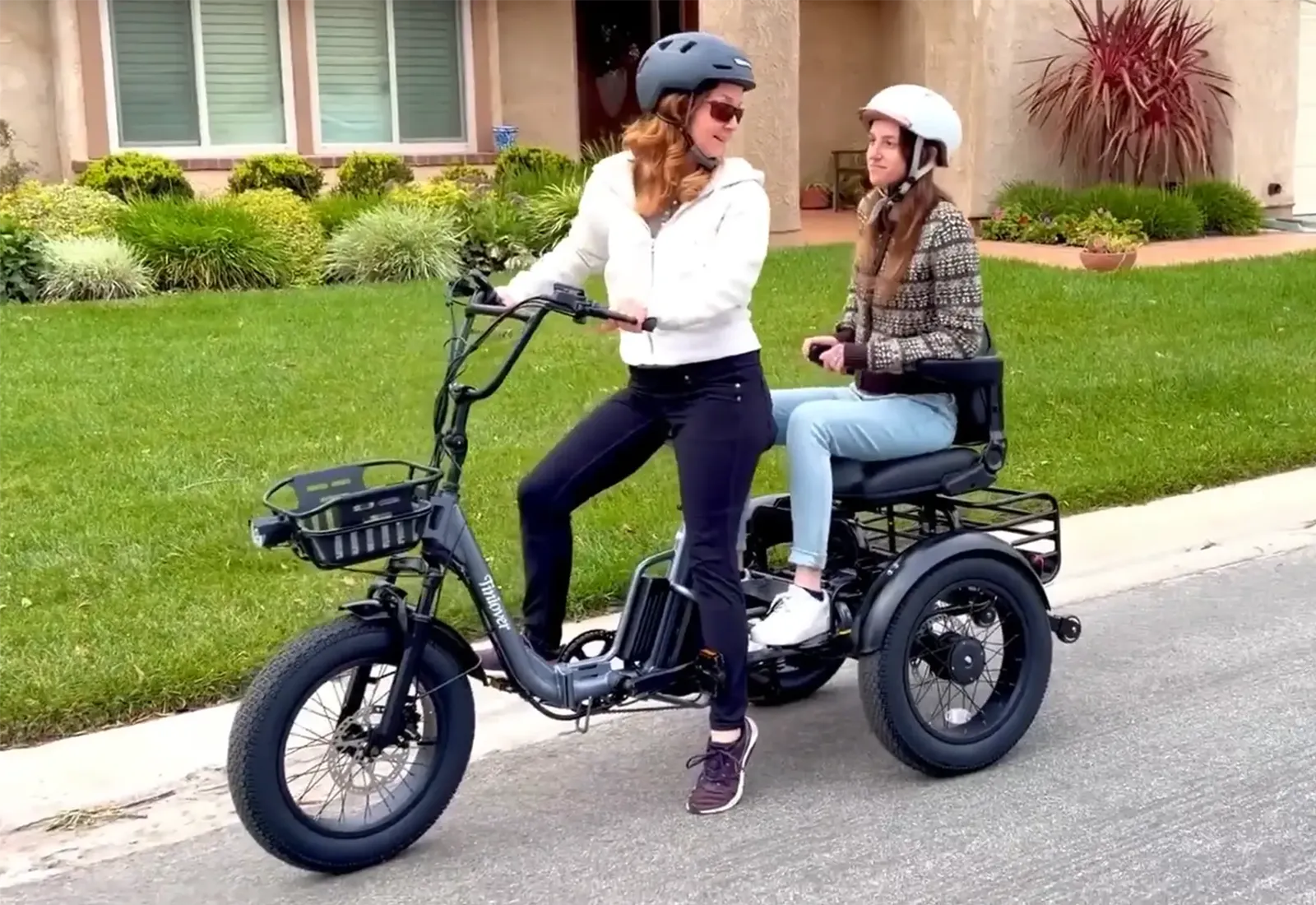 Creek Pro Electric Passenger Trike for 2 Adults/Seniors