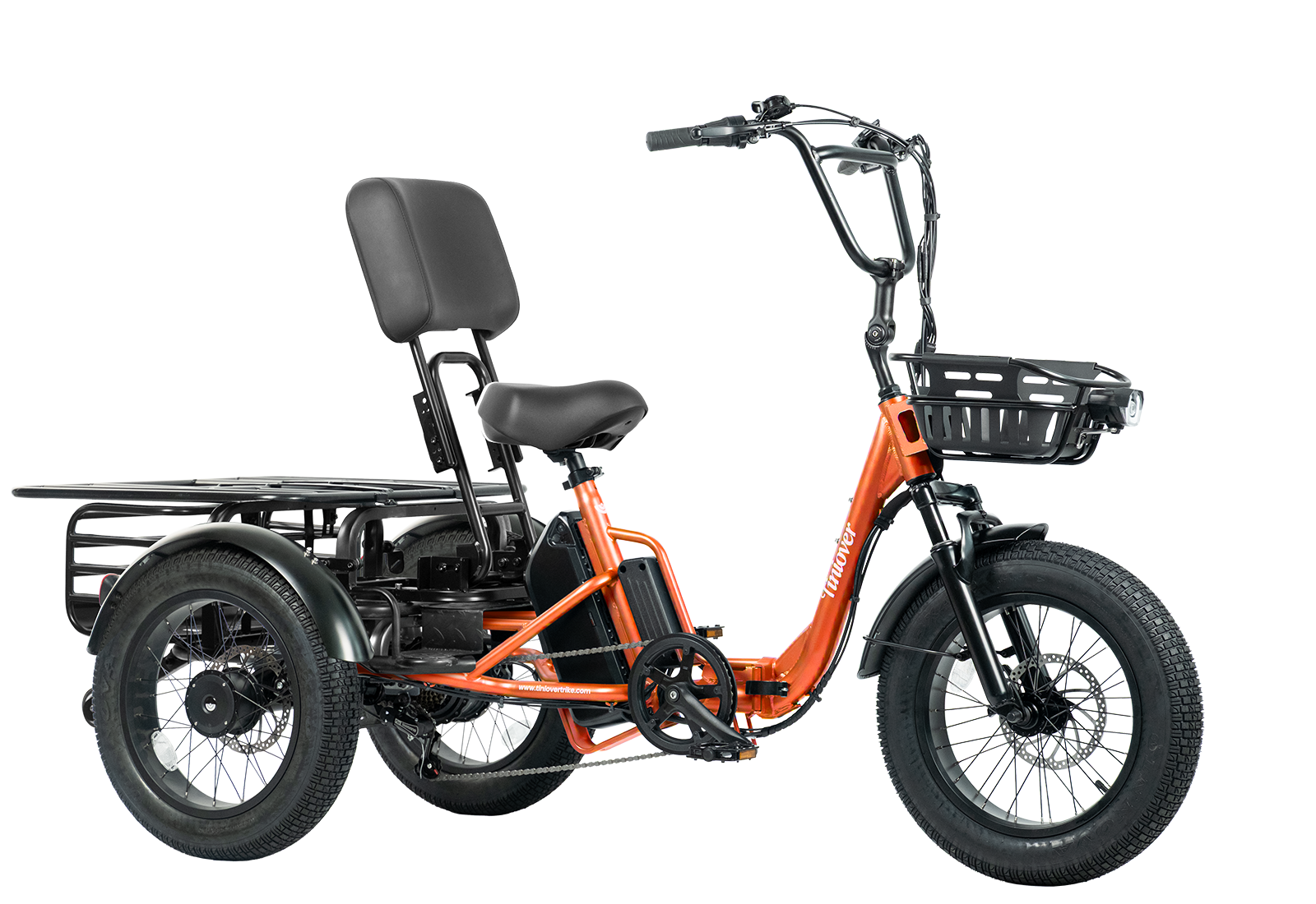 Creek Electric Passenger Trike for 2 Adults/Seniors