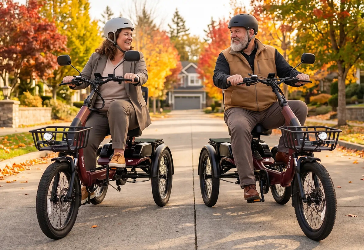 Lake Semi-Recumbent Full Suspension Electric Trike