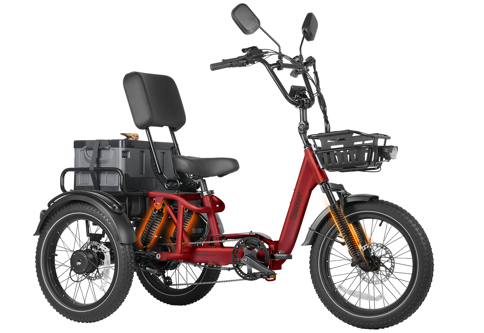 River Full Suspension Electric Tricycle
