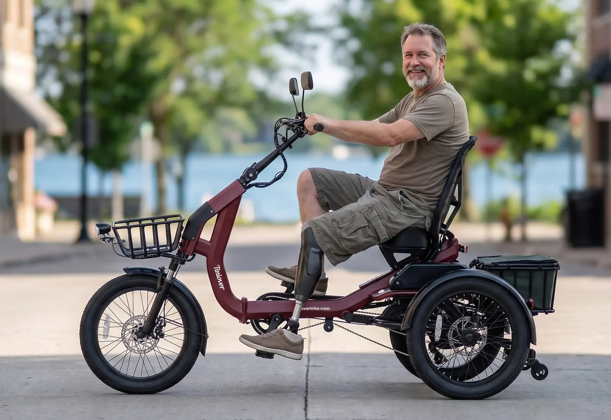 Lake Semi-Recumbent Full Suspension Electric Trike