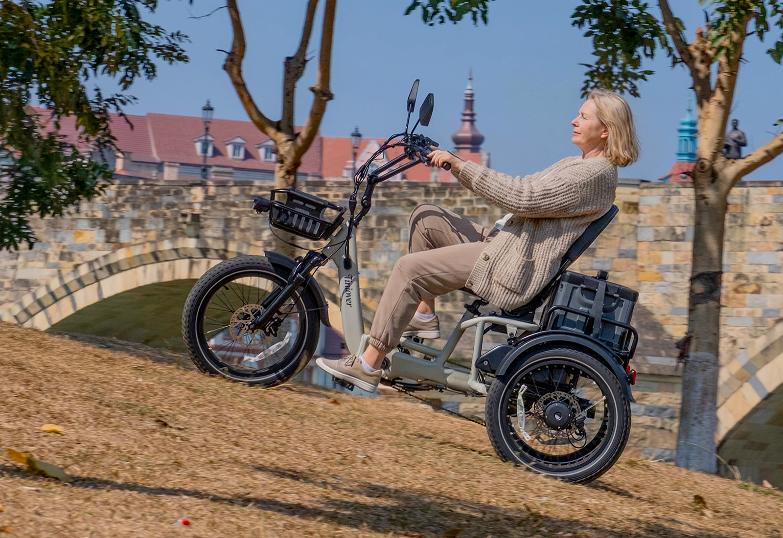 River Full Suspension Electric Tricycle