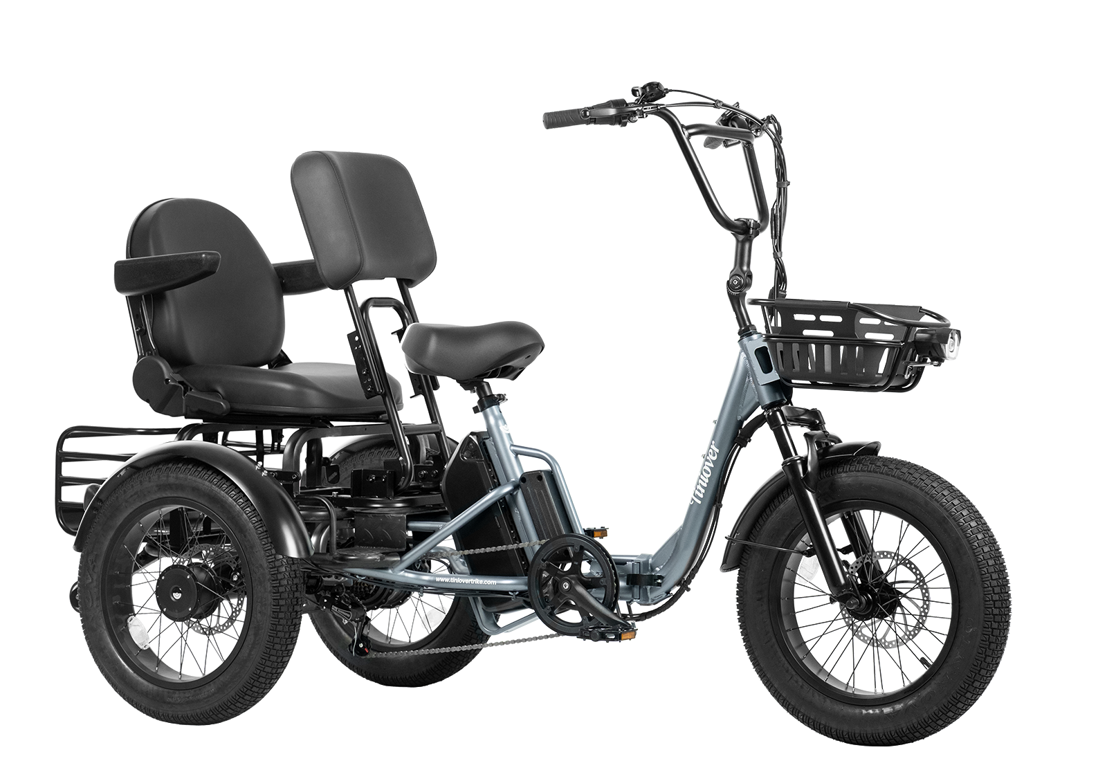 Creek Electric Passenger Trike for 2 Adults/Seniors