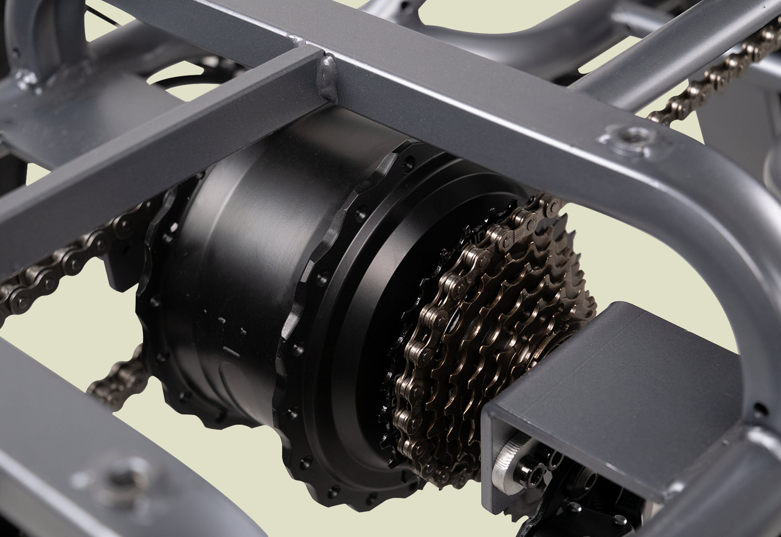 Tiniover Creek Pro electric tricycle with 750w rear motor for more powerful performance and torque.
