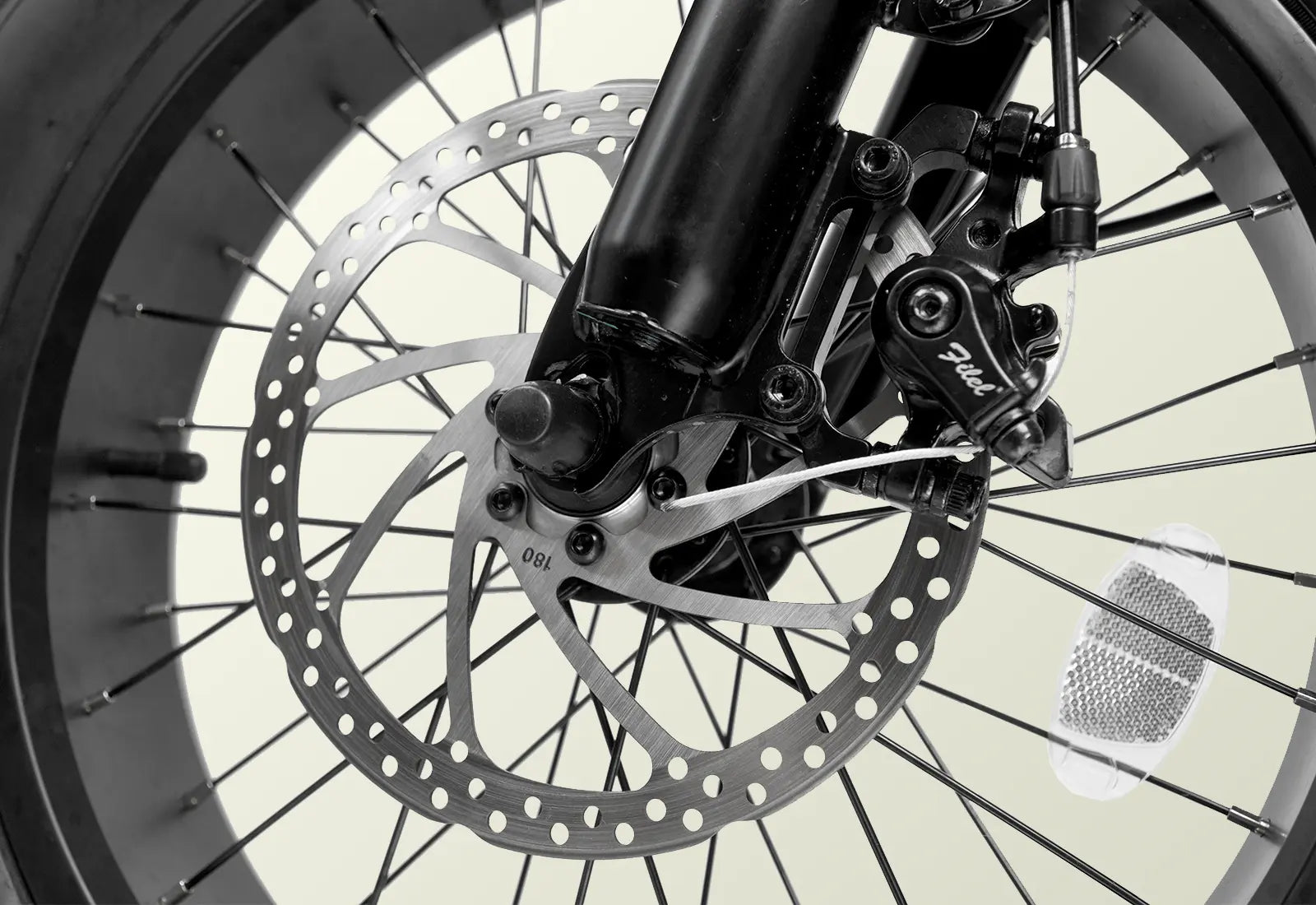 Tiniover Creek electric tricycle with triple disc braking system for powerful and reliable stopping performance, enhanced safety.