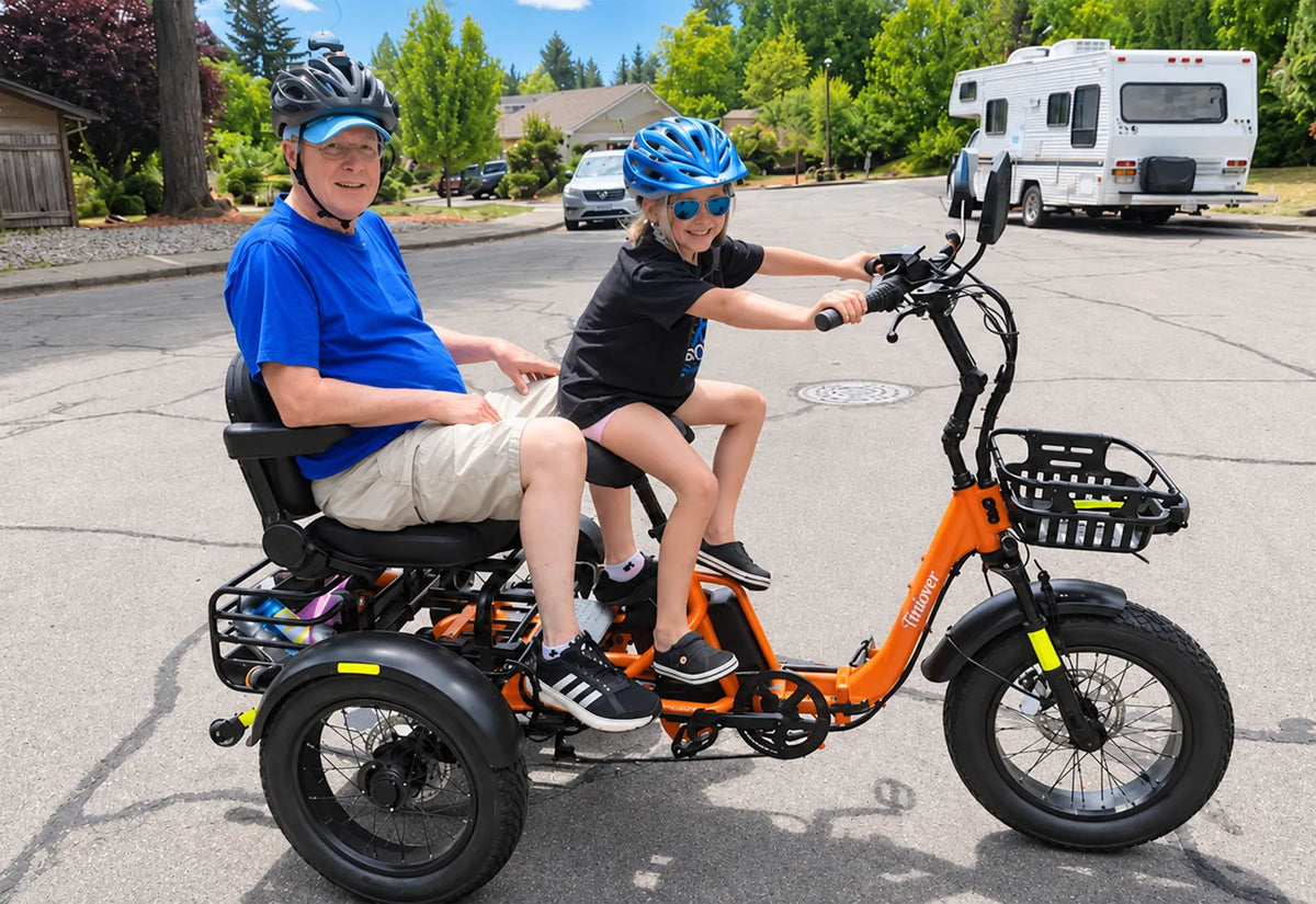 Creek Electric Passenger Trike for 2 Adults/Seniors